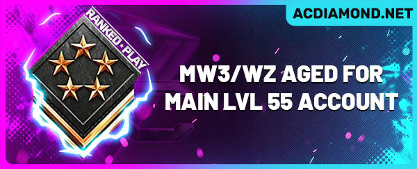 MW3/WZ Aged For Main LVL 55 Account